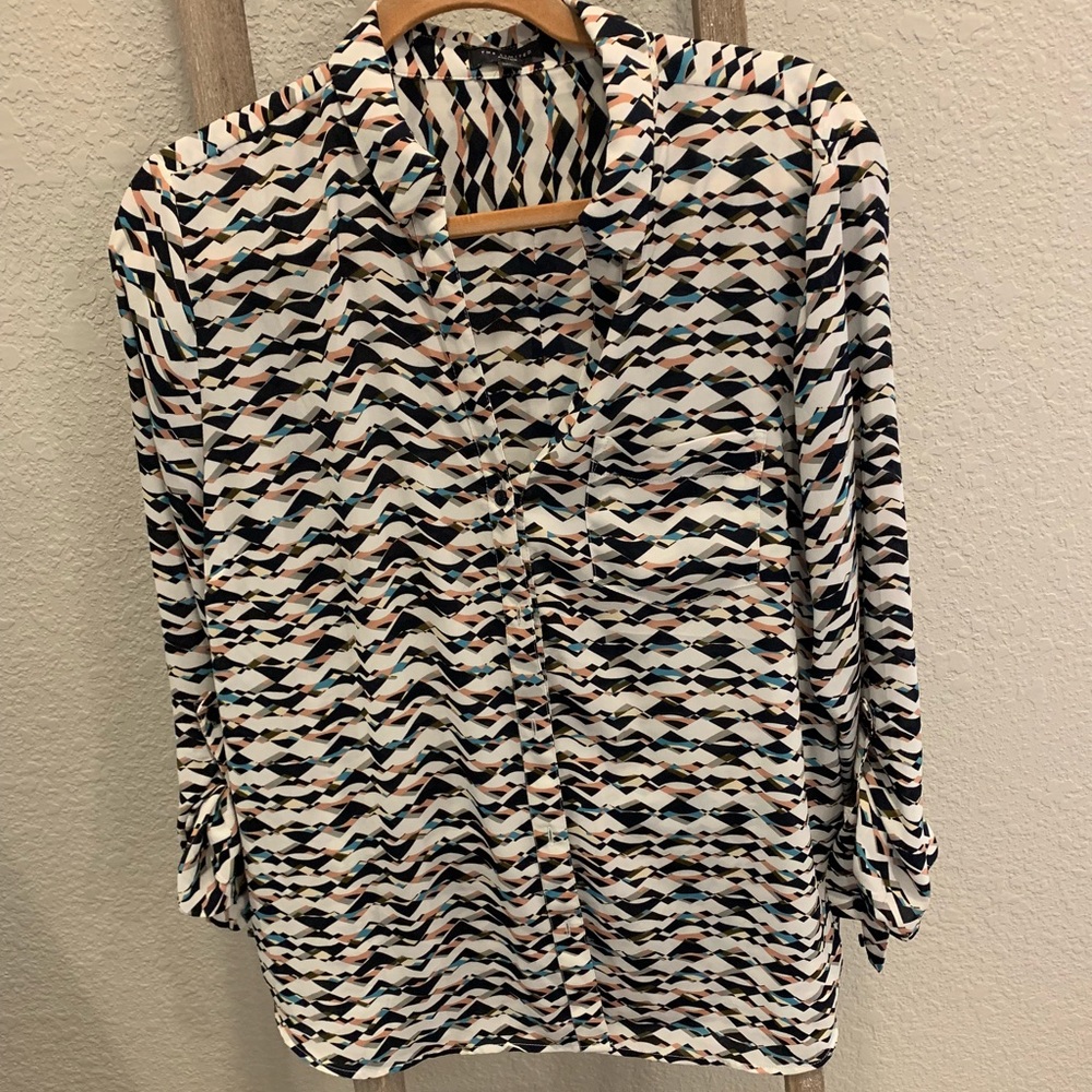 RETRO PRINT Limited Ashton Blouse